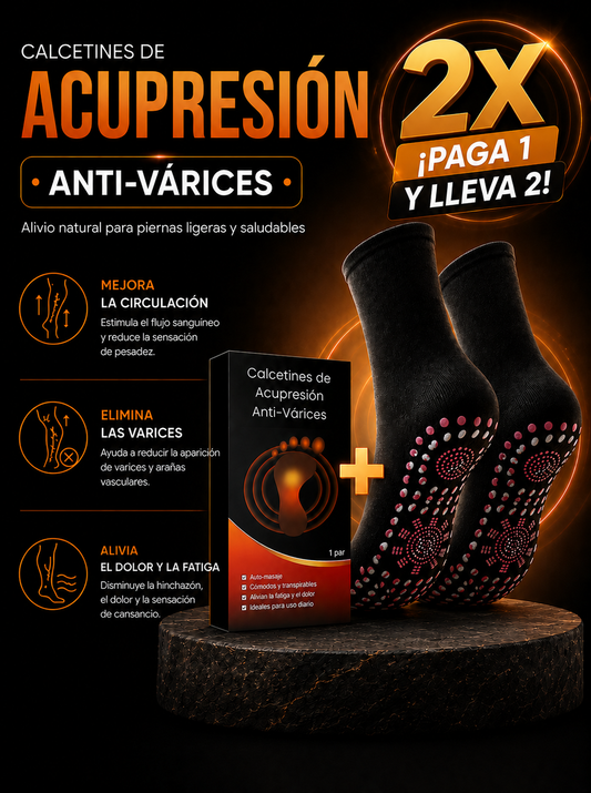 VenaMax™ – Calcetines de Acupresión Anti-Varices