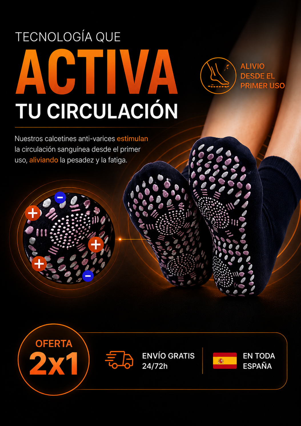 VenaMax™ – Calcetines de Acupresión Anti-Varices